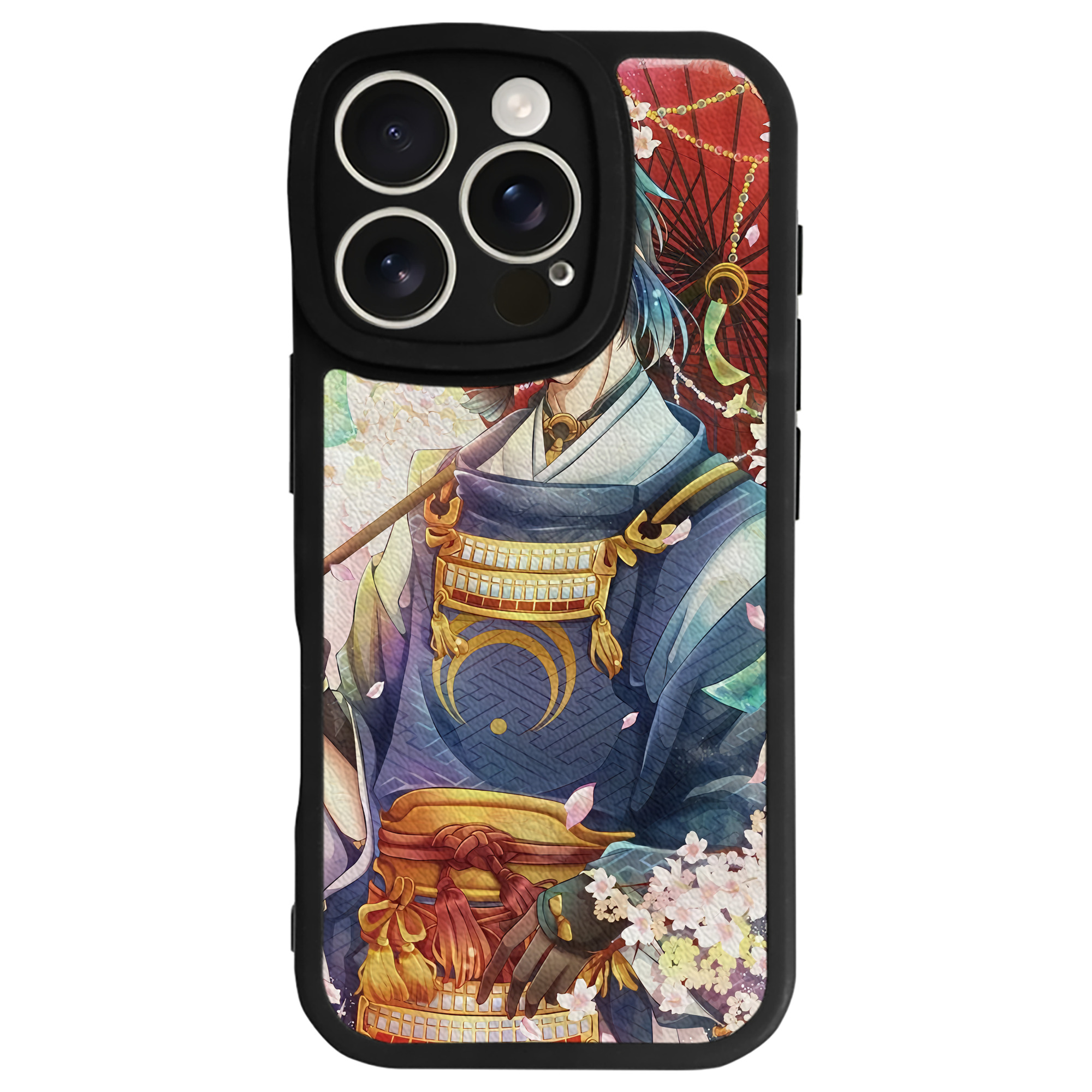 （画像用） 刀剣乱舞 Touken Ranbu 【iPhone 16シリーズ対応】シリコンスマホケース（レザー調） 材質：シリコン
